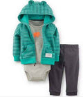 Cozy Little Explorer 3-Piece Baby Outfit Set