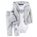Cozy Little Explorer 3-Piece Baby Outfit Set