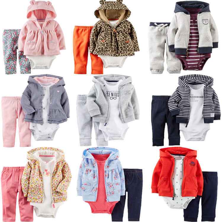 Cozy Little Explorer 3-Piece Baby Outfit Set