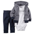 Cozy Little Explorer 3-Piece Baby Outfit Set