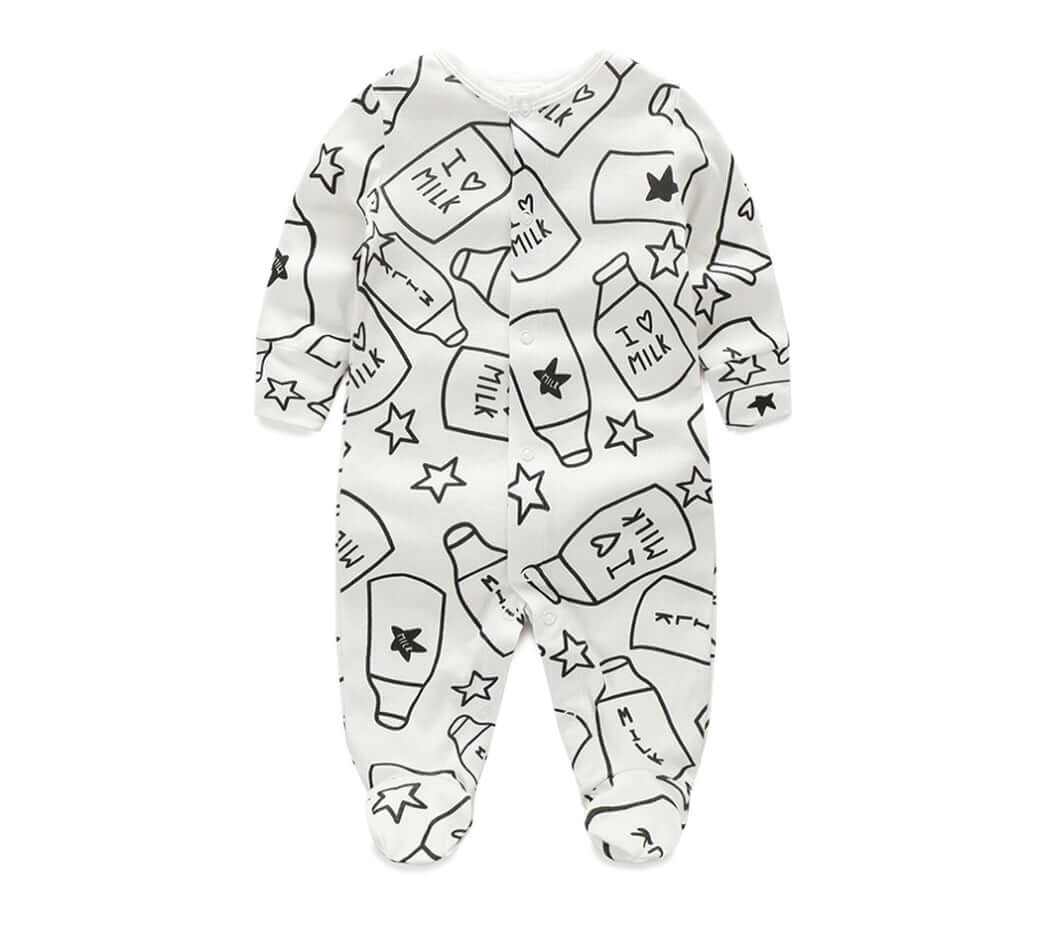 Milk & Stars Baby Footed Sleeper