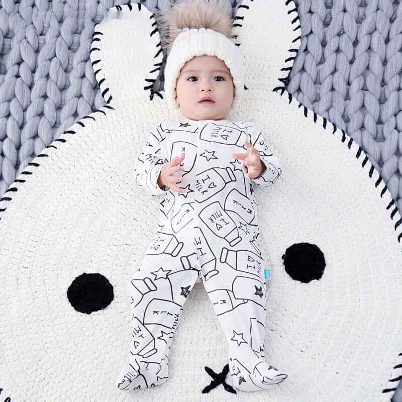 Milk & Stars Baby Footed Sleeper