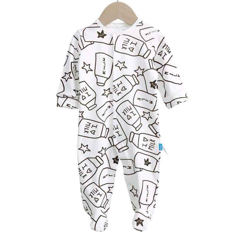 Milk & Stars Baby Footed Sleeper