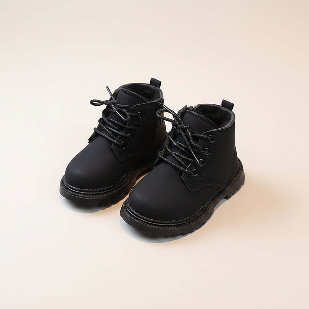 Boys' Fashion Martin Boots with Side Zipper
