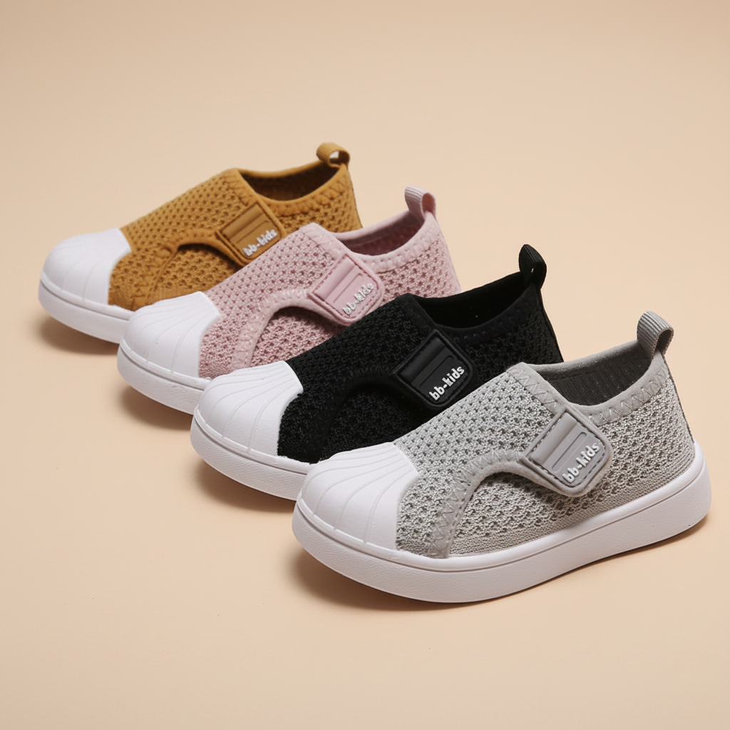 Kids Mesh Slip-On Sneakers - Boutique Product Photo